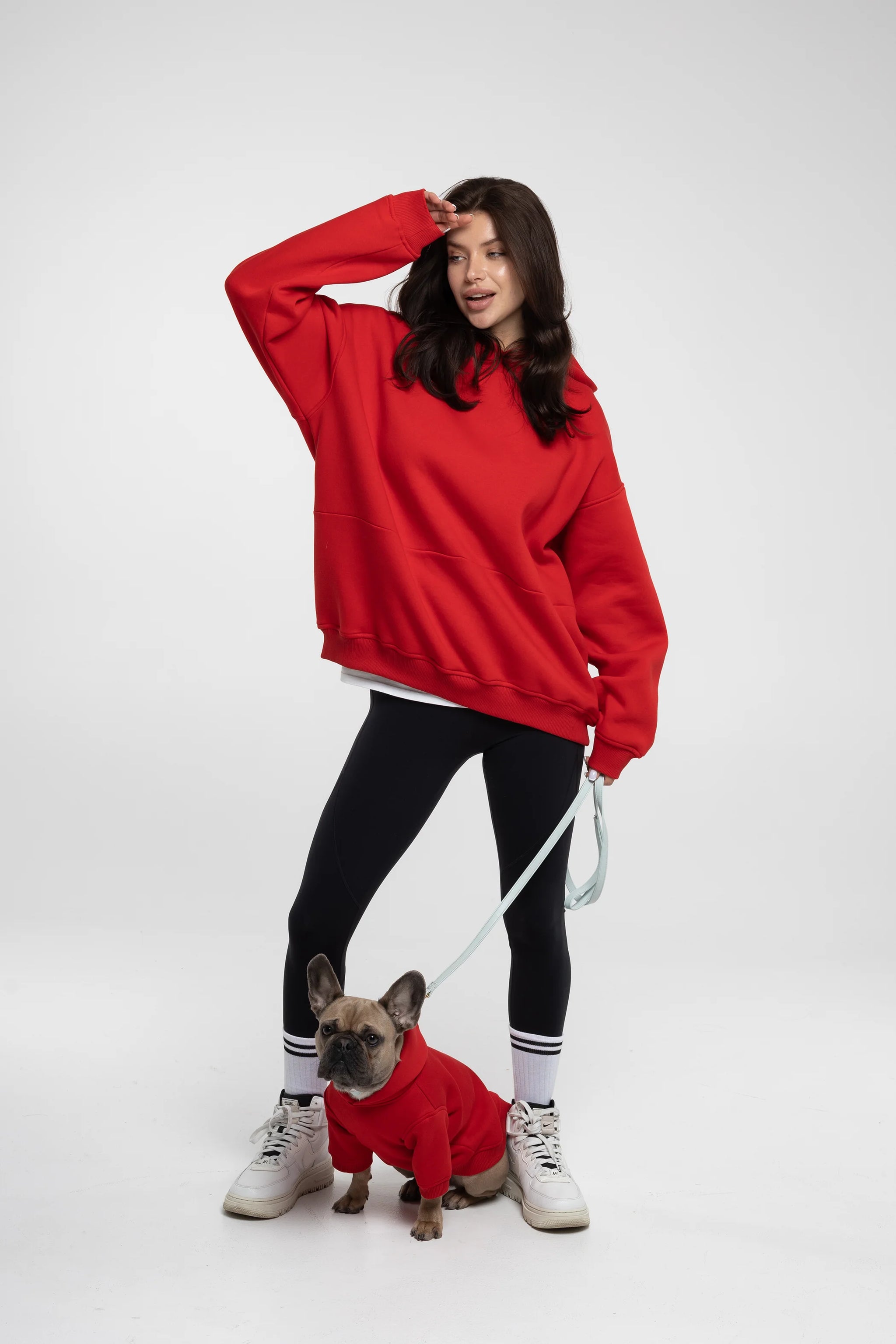 RED HOODIE SET CLASSIC OLLI pets